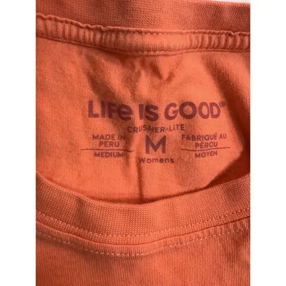 Life Is Good Wildly Grateful T-shirt Women’s Size Medium - Picture 2 of 2